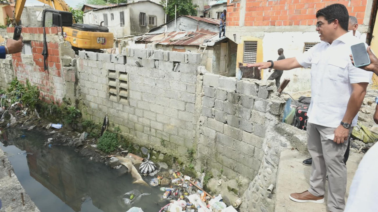 Caasd intervendrá cañada Juan Valdez en Los Ríos para poner fin a inundaciones