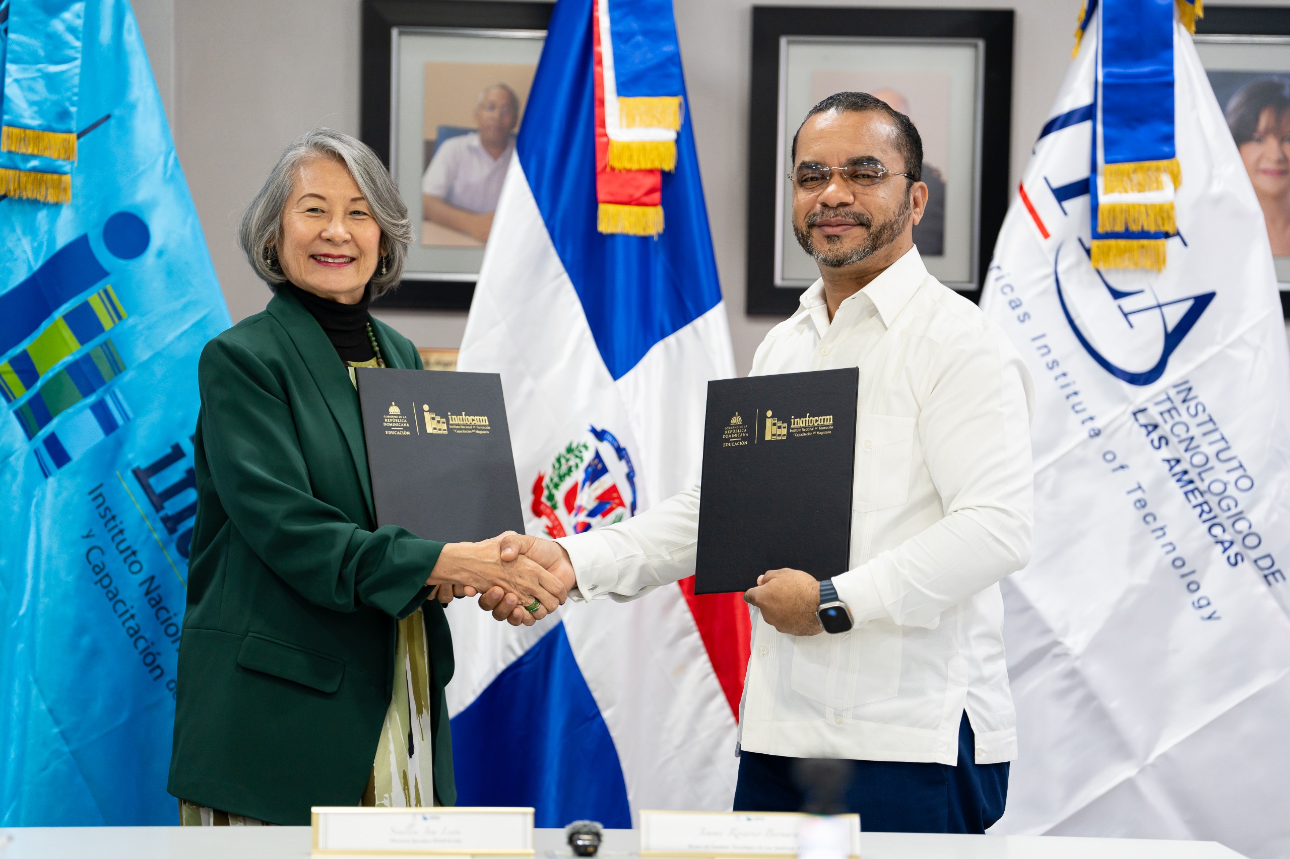 INAFOCAM e ITLA fortalecen la evaluación e investigación educativa mediante convenio de interoperabilidad tecnológica