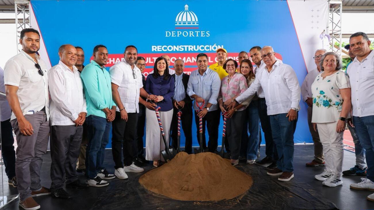 Ministerio de Deportes inicia reconstrucción de dos multiusos en provincia Hermanas Mirabal