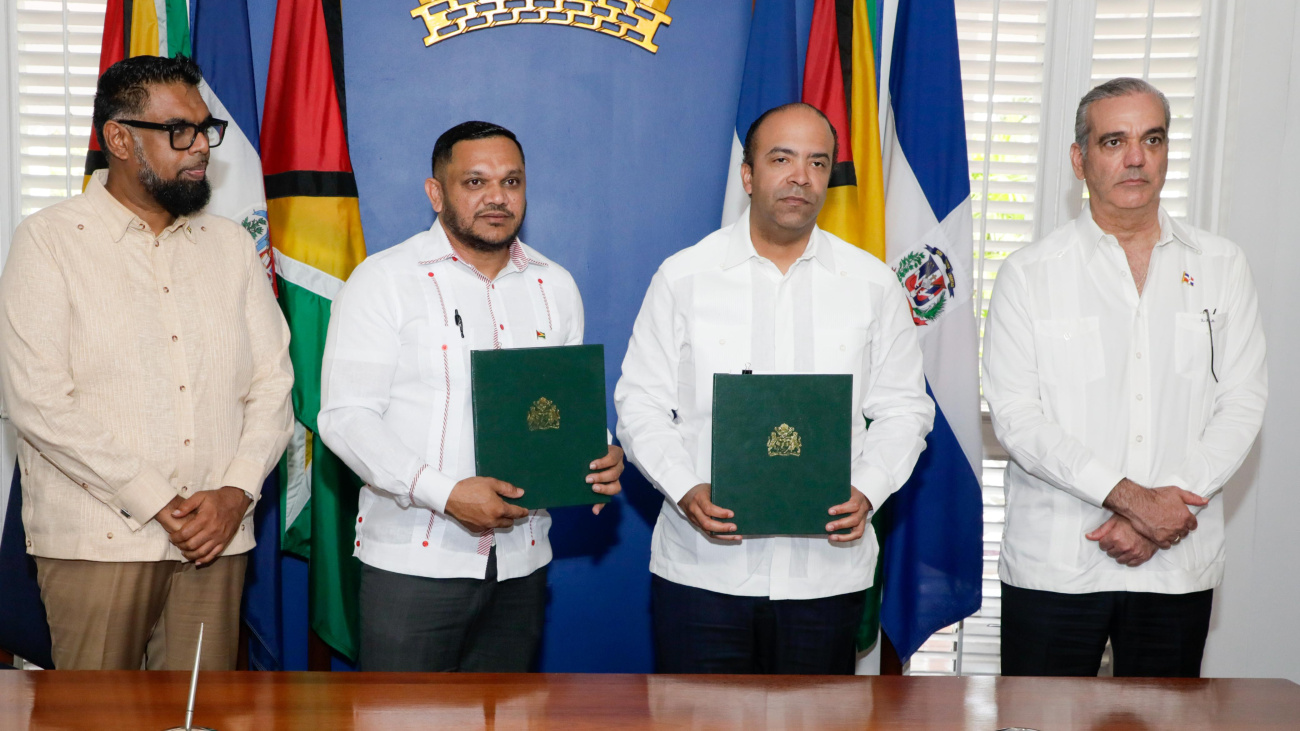 Guyana y República Dominicana unen esfuerzos en proyecto de exploración petrolera