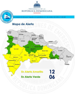 COE eleva niveles de alerta por lluvias: 30 comunidades permanecen incomunicadas y 105 viviendas resultan afectadas